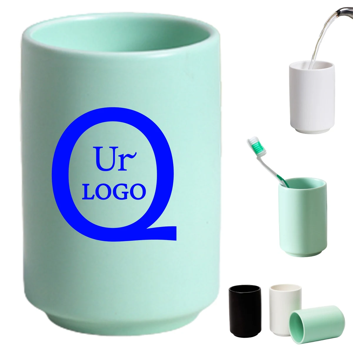 8.11Oz Straight Ceramic Mug 1