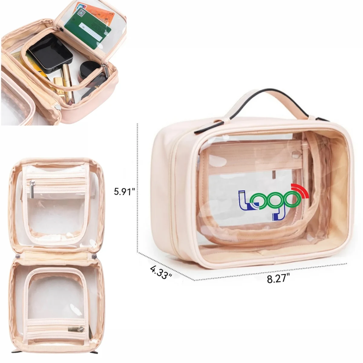 Transparent Travel Cosmetic Bag 1