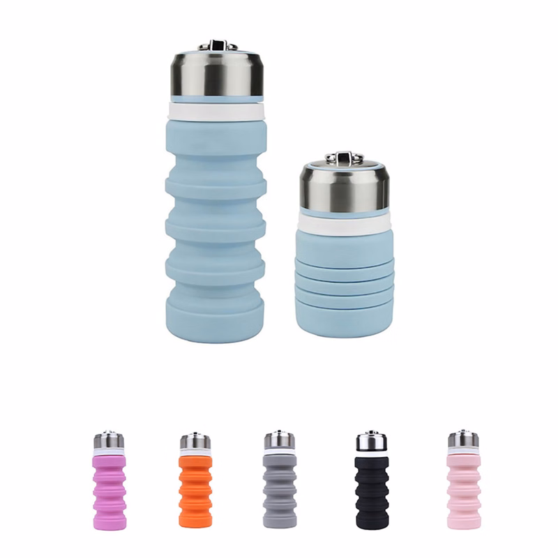 Collapsible Silicone Sports Bottle