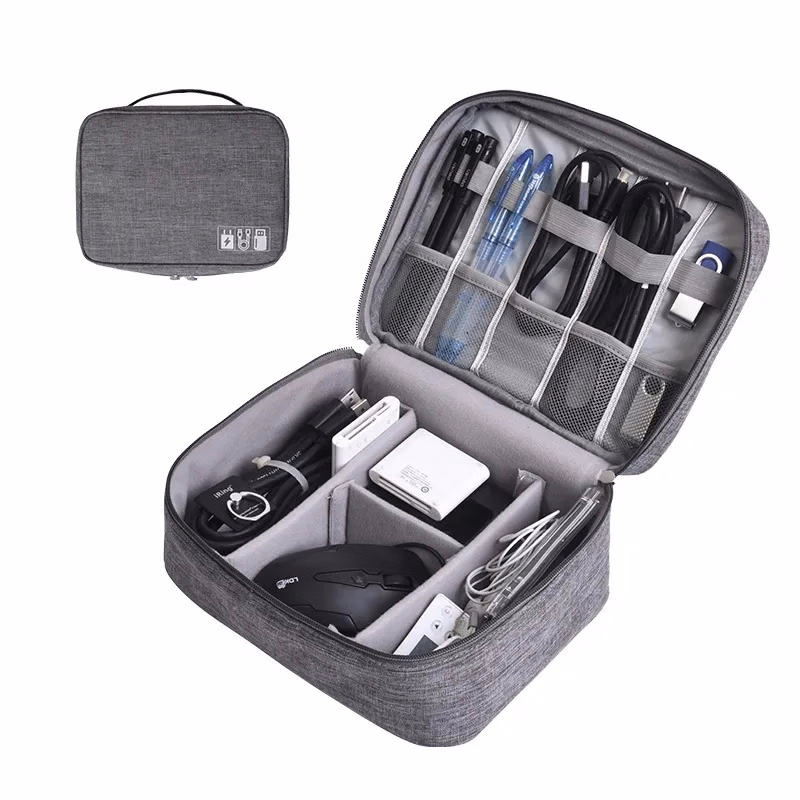 Travel Electronic Cord Organizer Cable Case