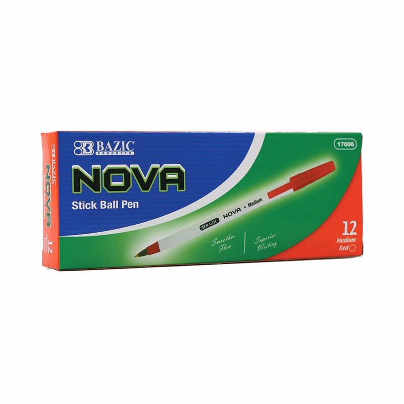 Ballpoint Pens - 144 Count Red