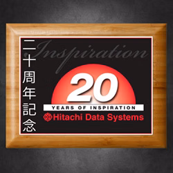 Bamboo Plaque with Sublimated Plate