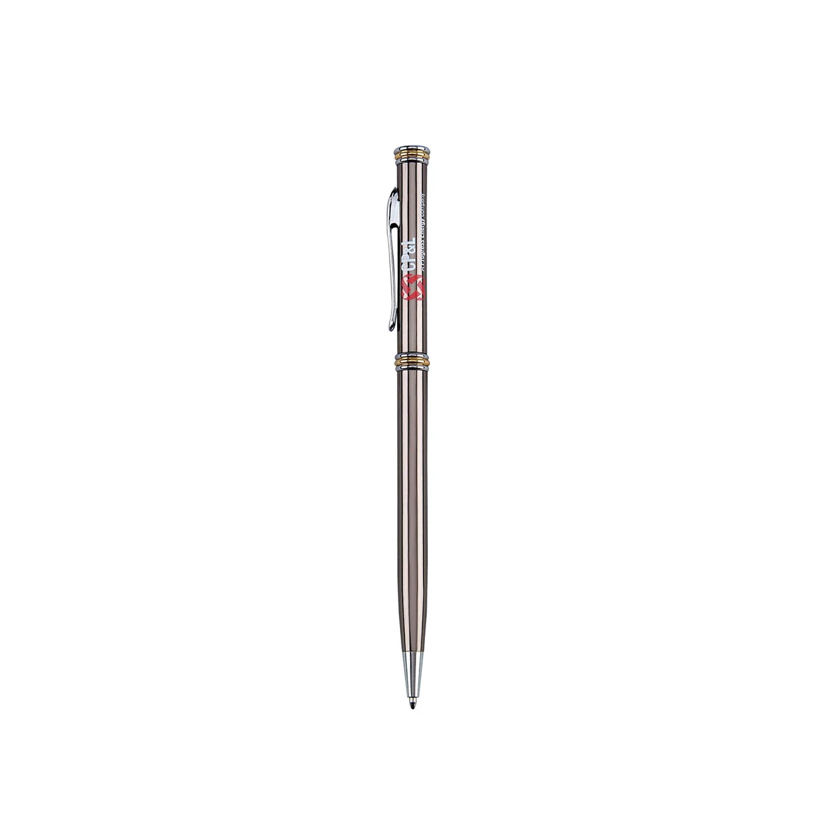 Metallic Ballpoint Twist Pen - Gunmetal 1