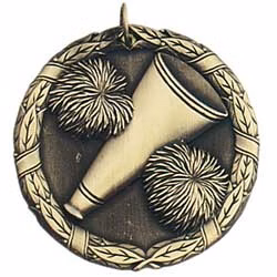 Cheerleading XR200 Series Medal, 2"