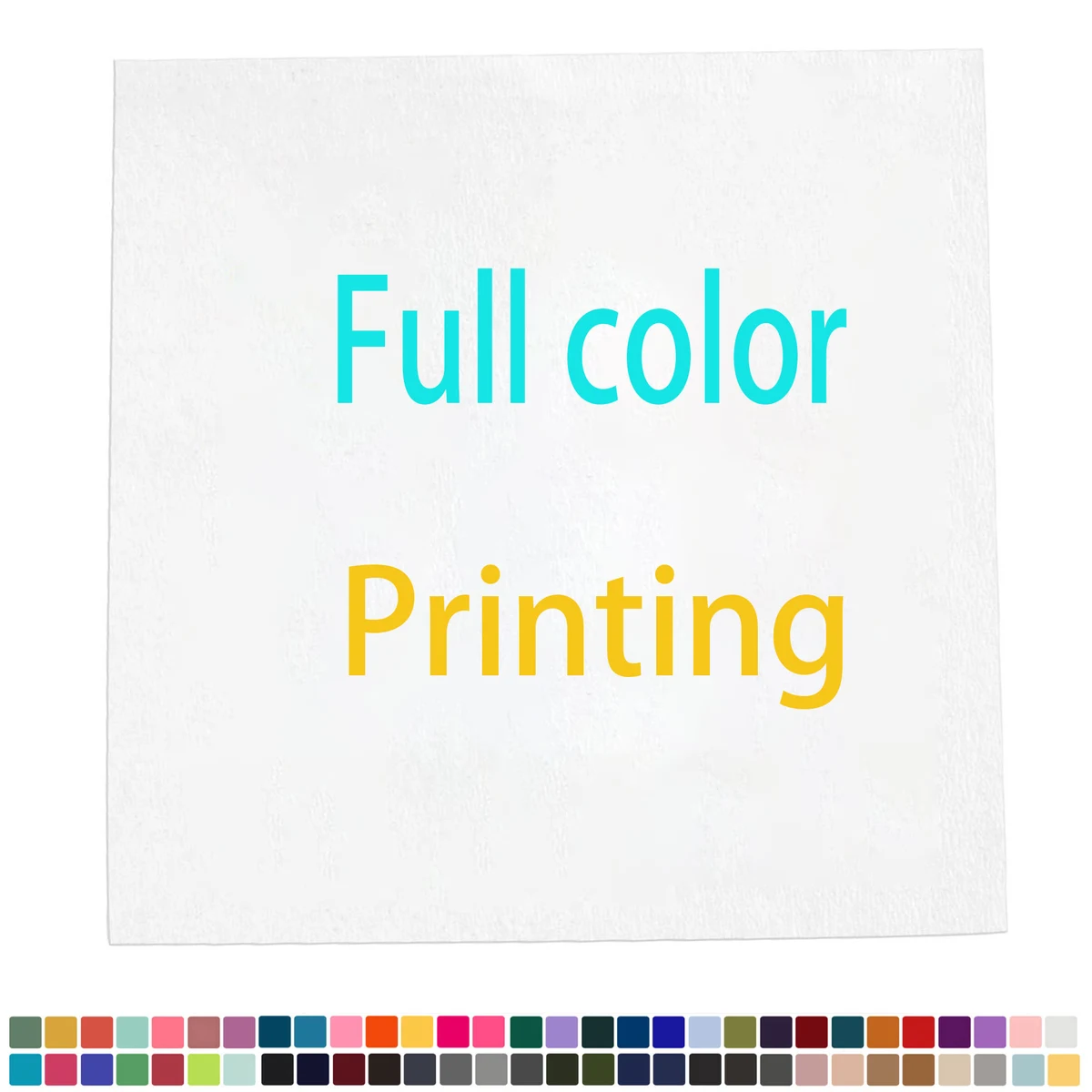 Full Color 2 Ply Dinner Napkin 13" x 13" 1