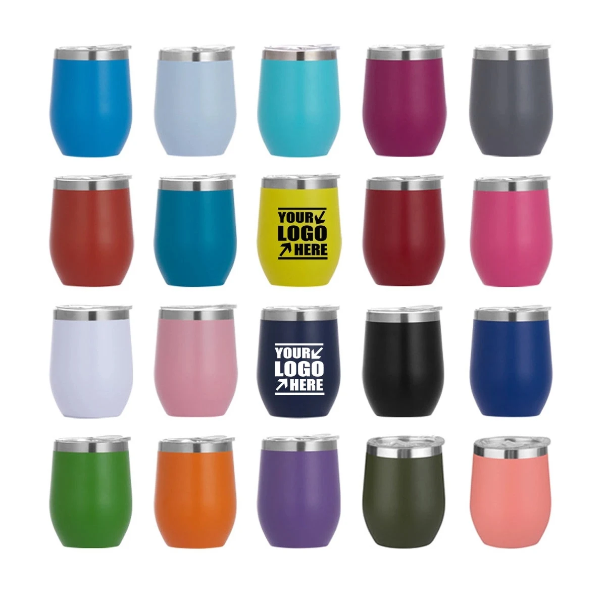 12Oz Wine Tumbler With Lid 1
