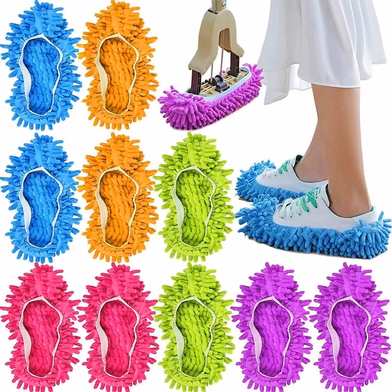 Microfiber Mop Slippers Shoes Cover