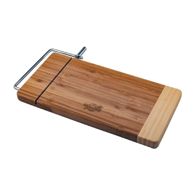 Bamboo Rectangle Cheese Slicer Board 1