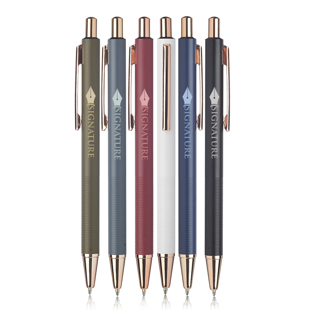 Ridge Click Metal Pen 1
