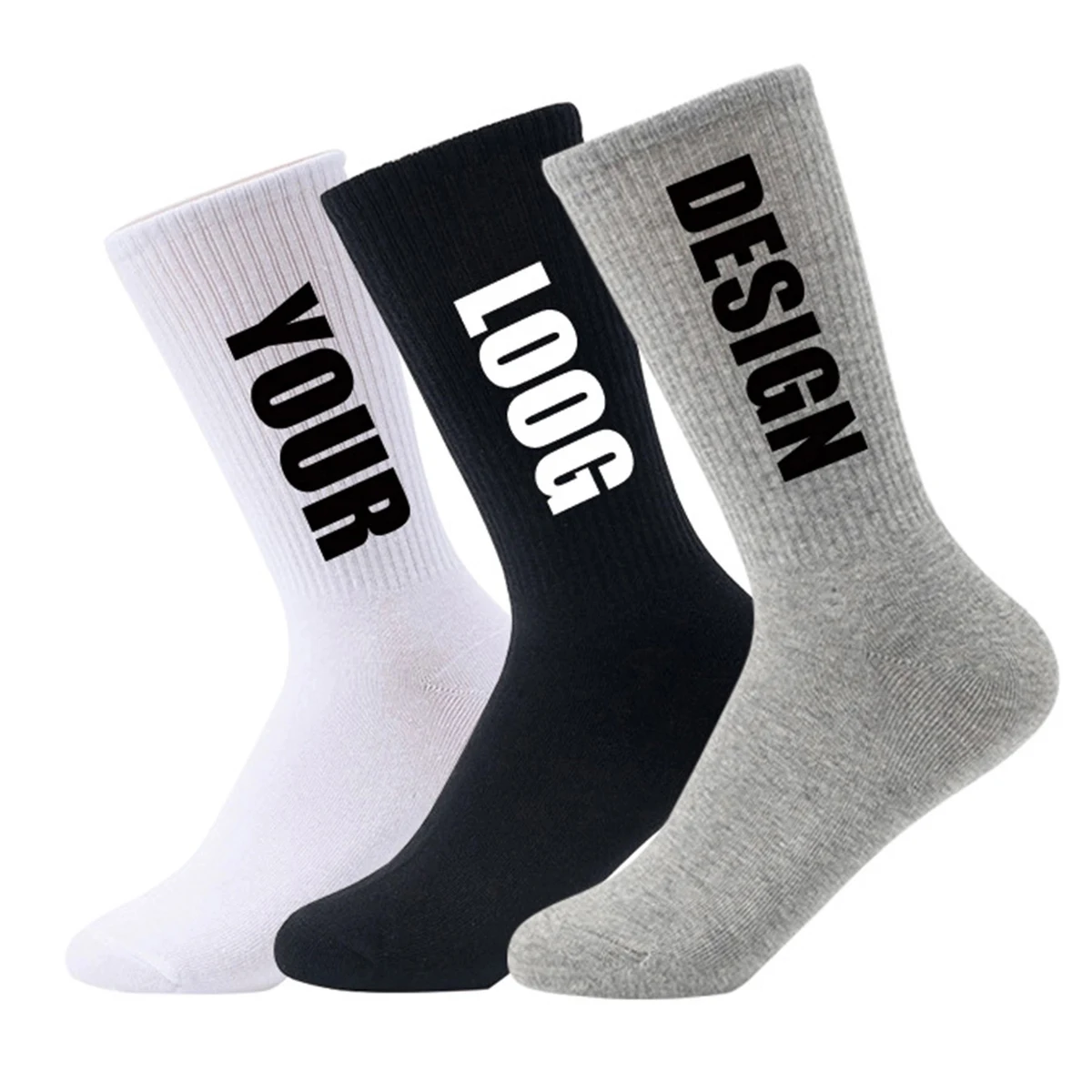 Cushioned Cotton Crew Socks 1
