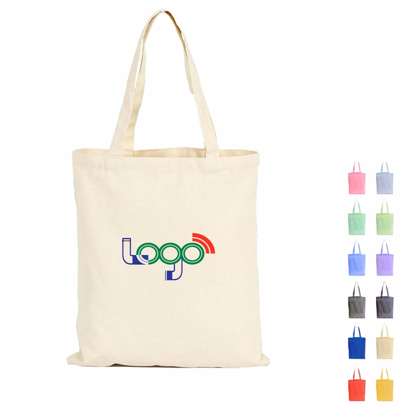 Promotional Personalized Blank Plain Cotton Canvas Tote Bags
