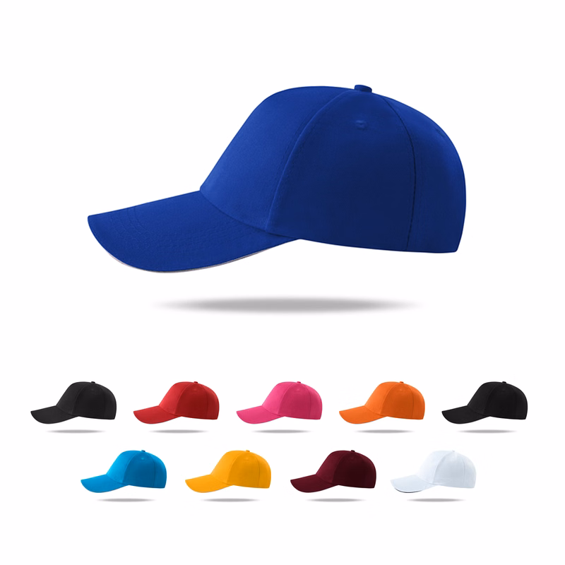 Stock Solid Color Cotton Twill 5 Panel Cap w/Velcro Back Fastener