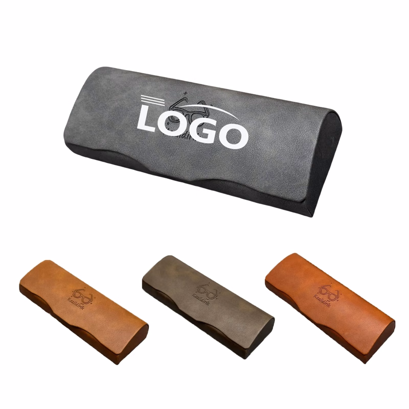 Travel Vintage Leather Sunglass Case