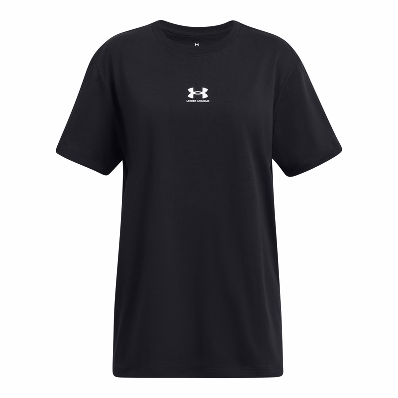 UA Campus Oversize Lockup Girls' Short Sleeve
