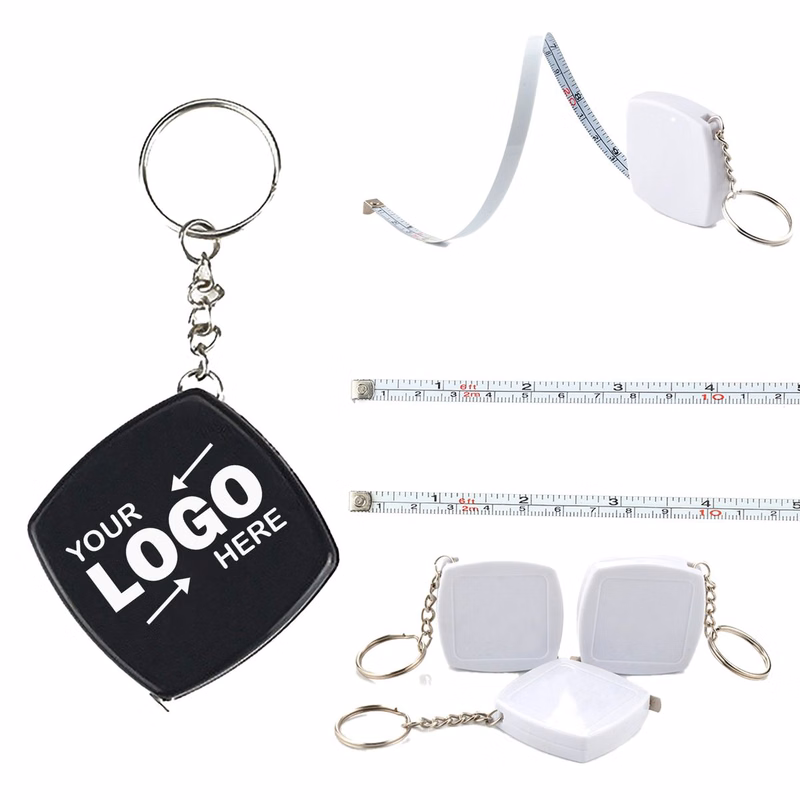 Portable 79 Inch Mini Retractable Tape Measure Keychain Holder