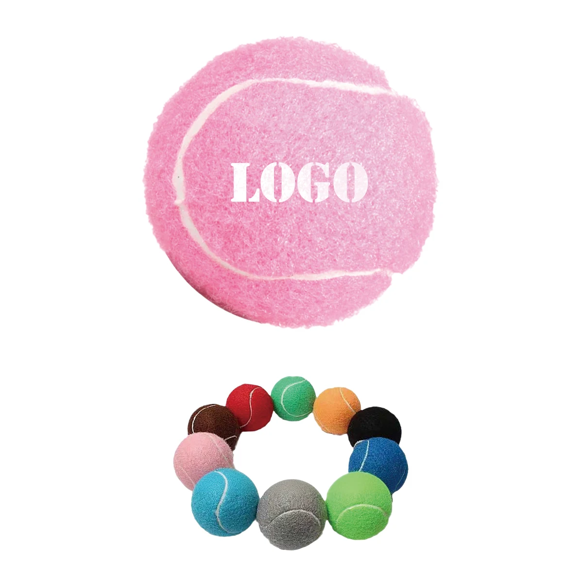 Vibrant Tennis Ball Pet Toys 1