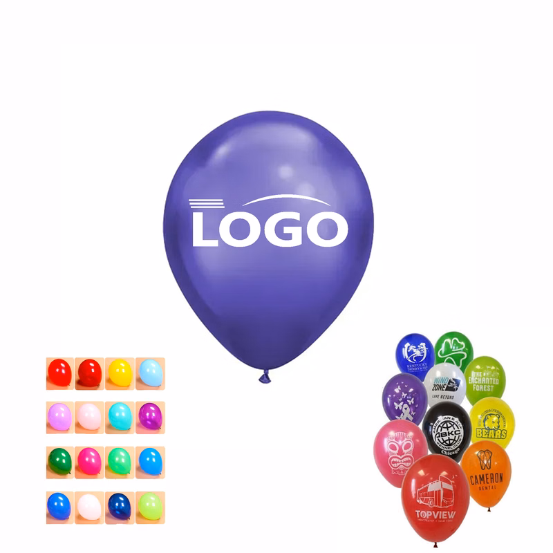 12" Custom Latex Balloons-9 MOQ 100pcs
