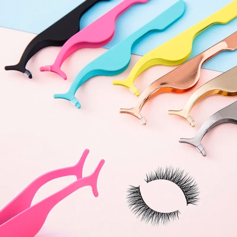 Stainless Steel Eyelash Tweezers