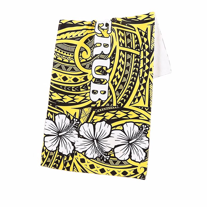 Sand-Free Microfiber Towel Fast Dry Customizable Full Wrap