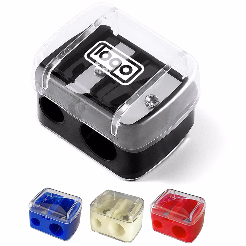 Plastic Dual Hole Pencil Sharpener