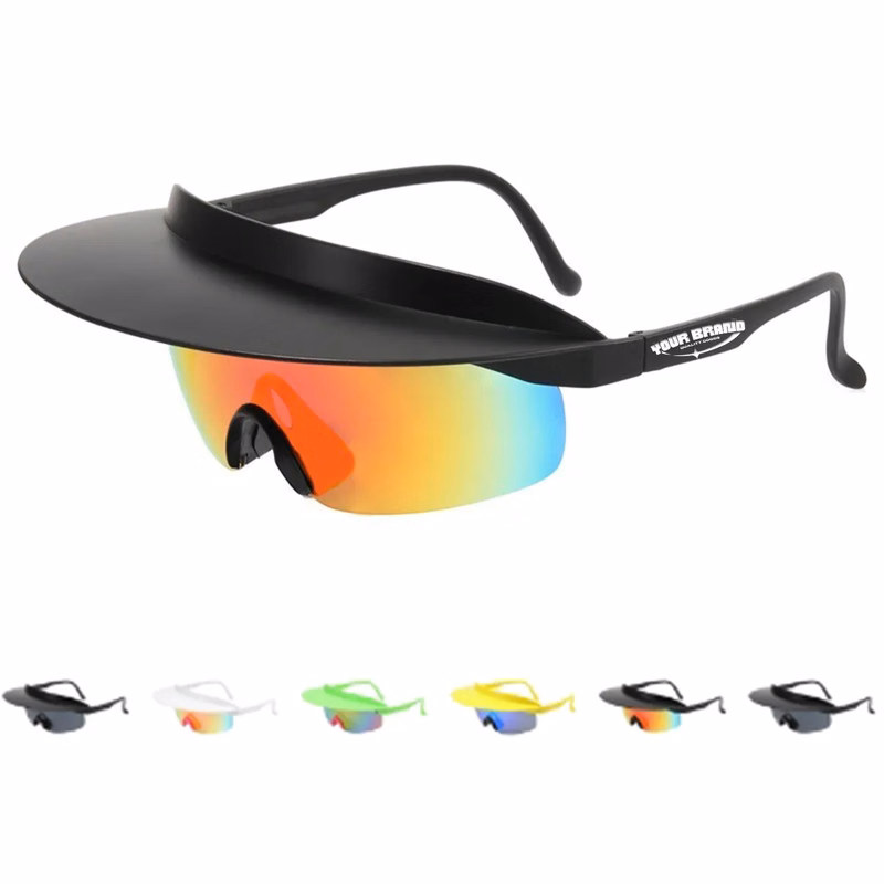 Outdoor Travel Cycling Unisex Visor Sports Hat Sunglasses
