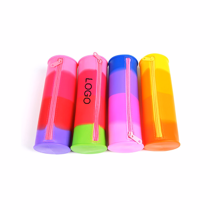 Candy Color Silicone Pen Case Purse
