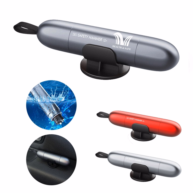 2 in 1 Mini Car Safety Window Breaker Seat Belt Cutter