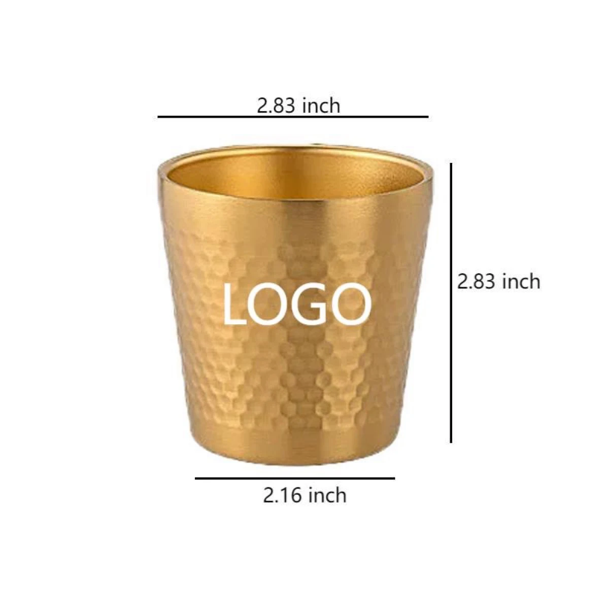 Custom Logo 304 Stainless Steel Drink Cup 1