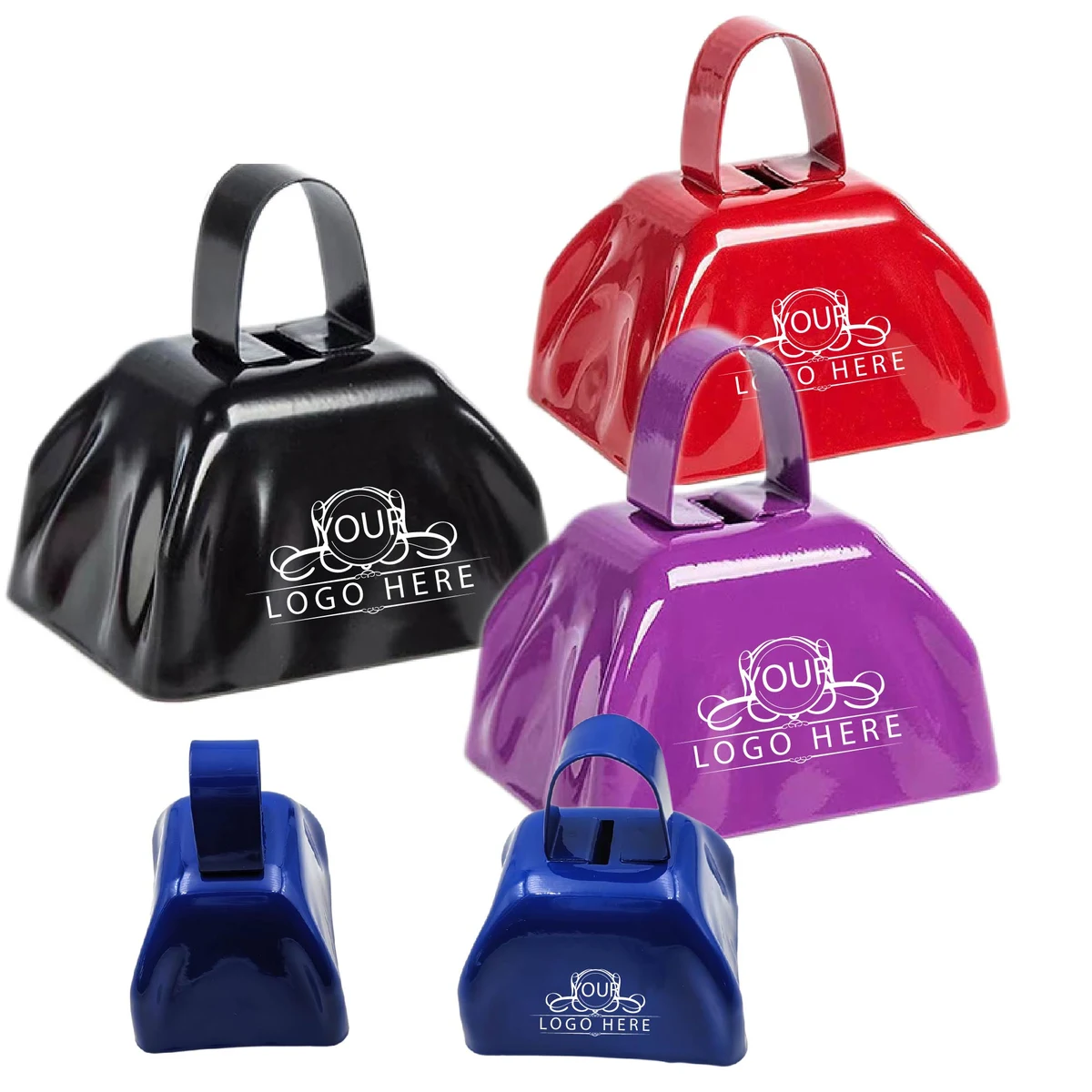 Classic Handheld Small Cowbell Noisemaker 1