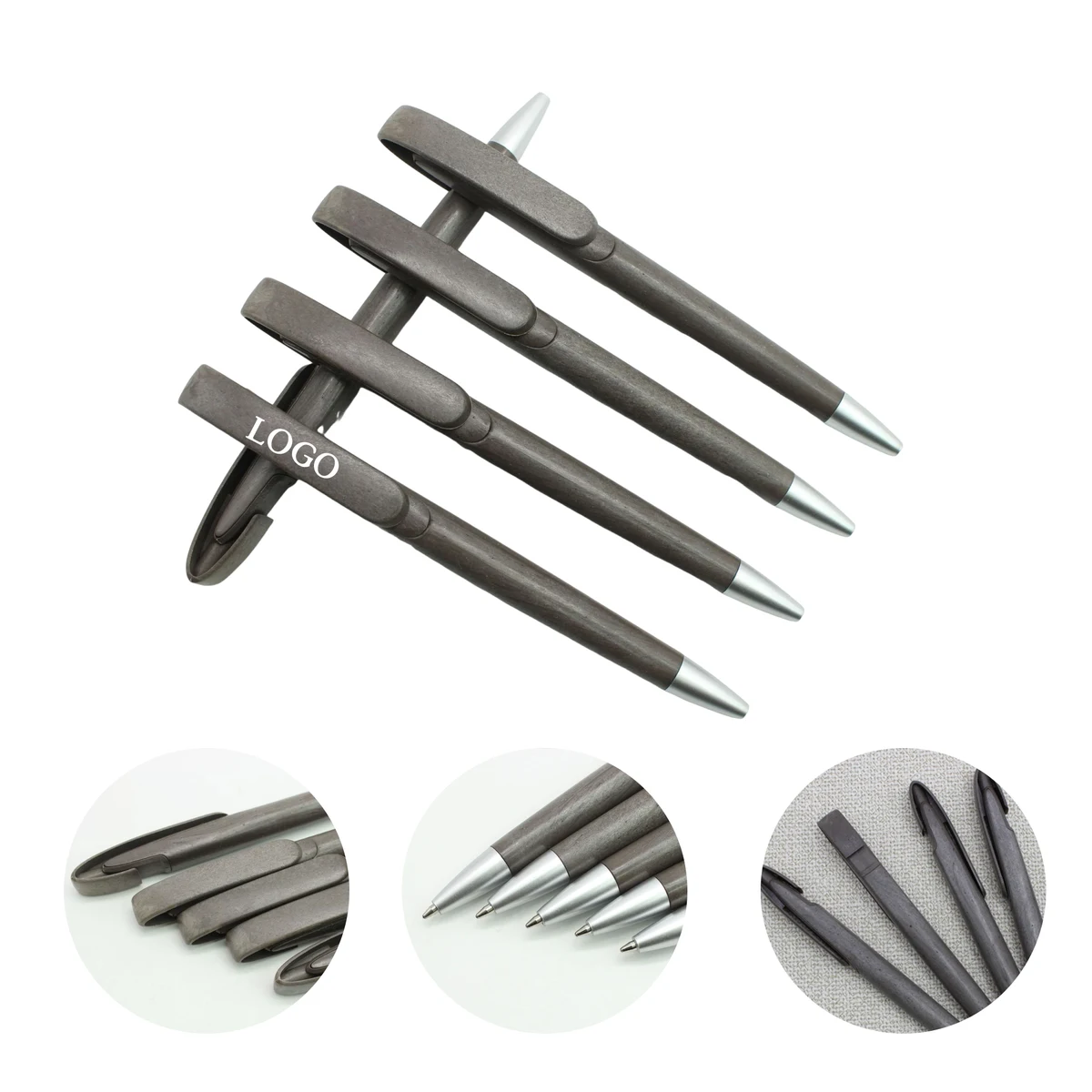 Eco-Friendly Biodegradable Retractable Ballpoint Pen 1
