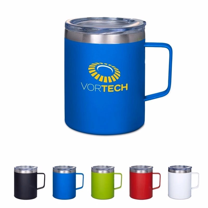 12 Oz. Vacuum Insulated Coffee Mug w/Handle