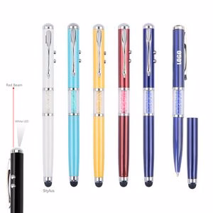 Diamonds 4 In 1 Metal Pen With Stylus