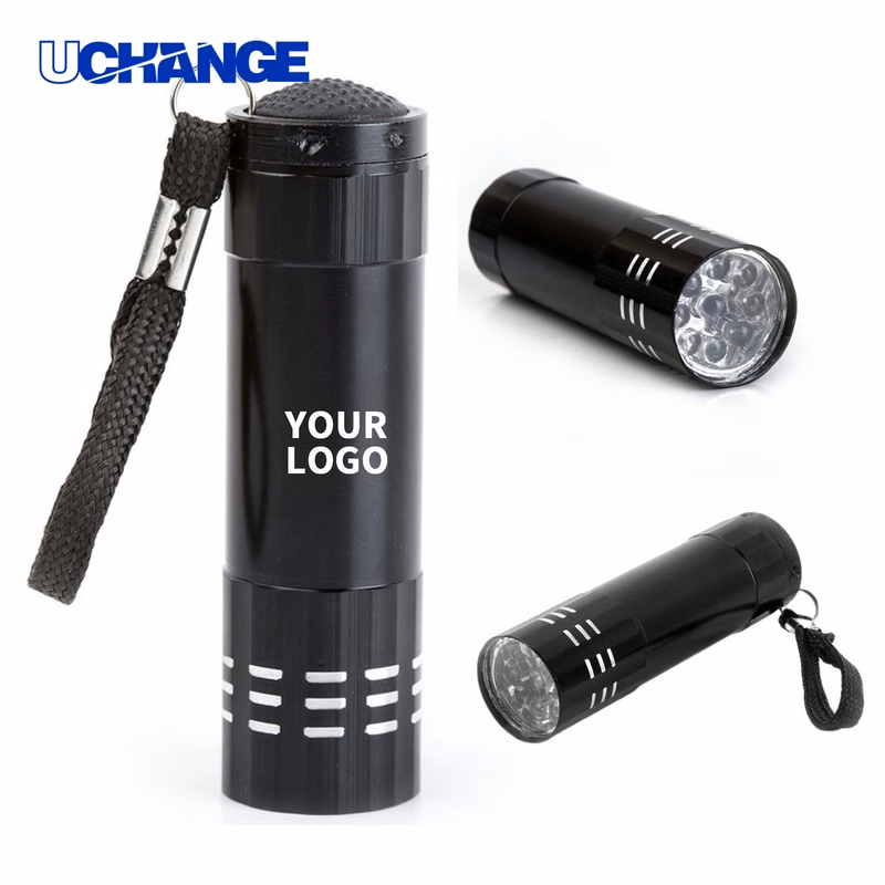 Aluminum Alloy LED Flashlight with Strap