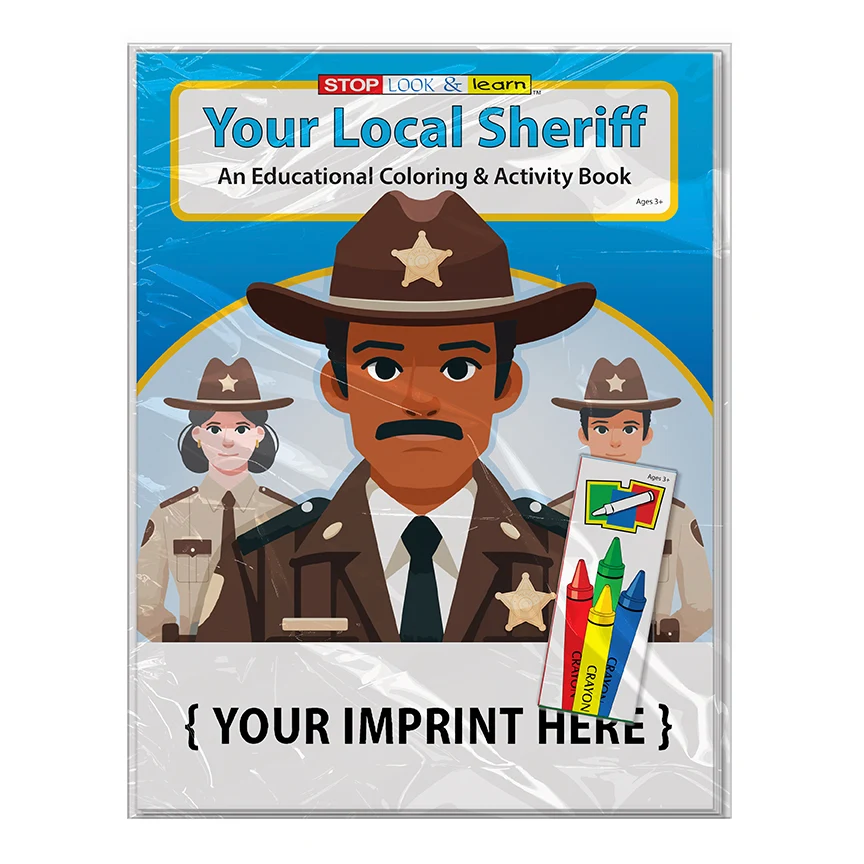 COLORING SET - Your Local Sheriff Coloring Book Fun Pack 1