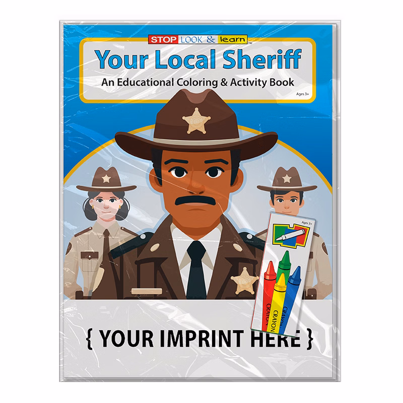 COLORING SET - Your Local Sheriff Coloring Book Fun Pack