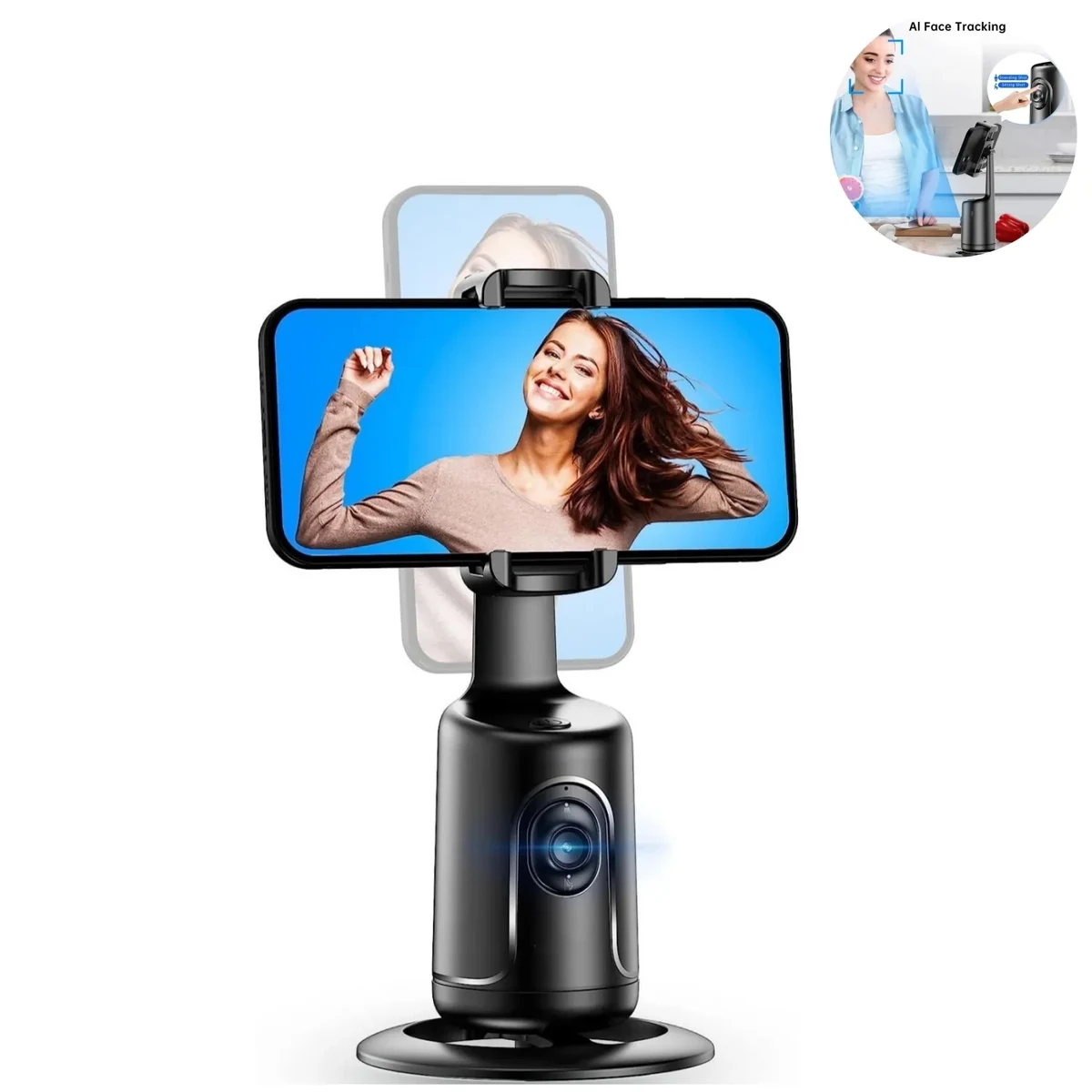 Portable Auto Face Tracking Phone Holder Tripod 1