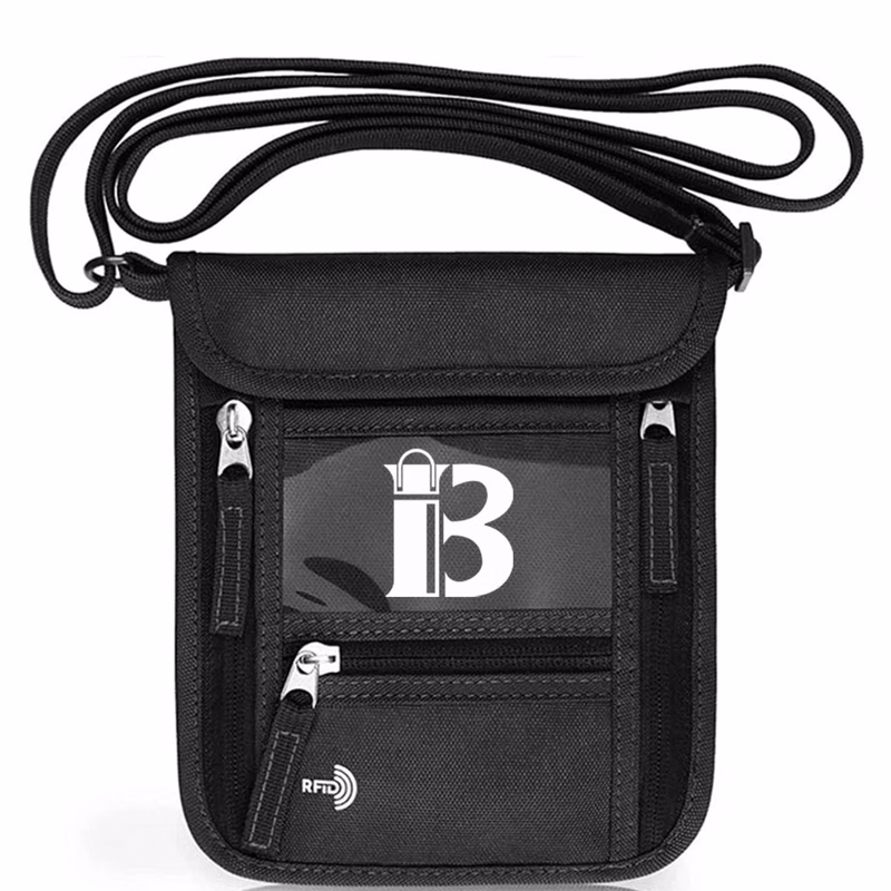 Durable Anti-Theft RFID Nylon Travel Passport Holder