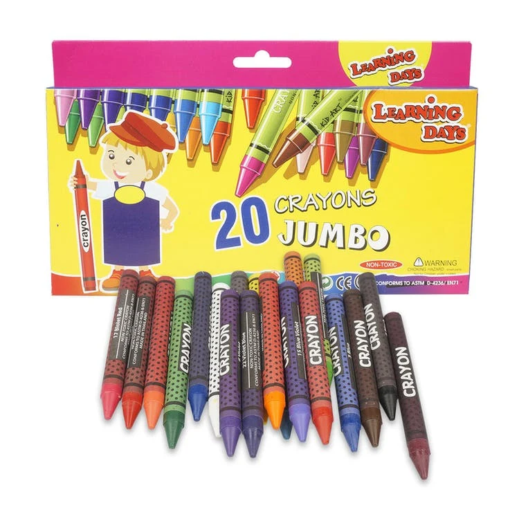 Jumbo Crayons - 20 Colors 1