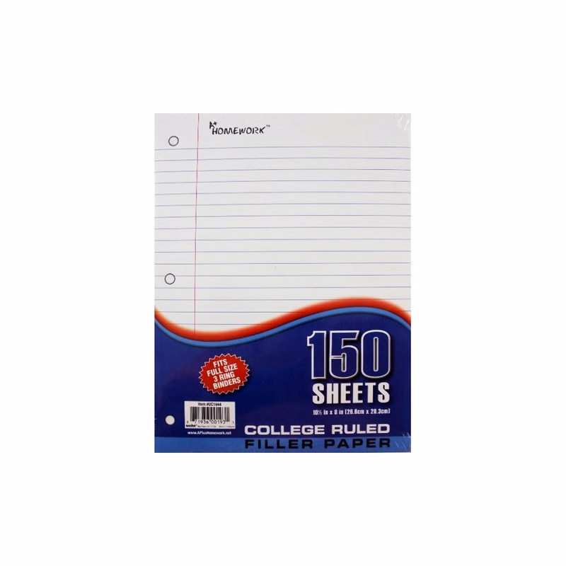 College Ruled Filler Paper - 150 Sheets