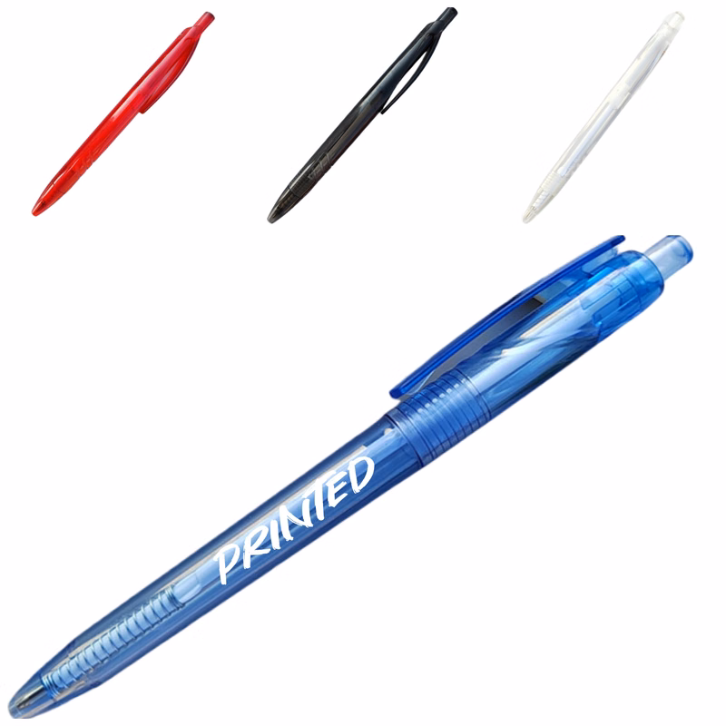 Press The Colored Plastic Ballpoint Pen