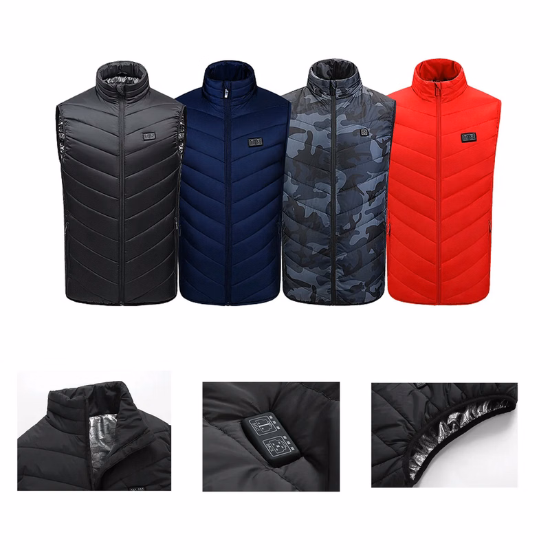 11 Heating Areas Warming Heated Unisex Vest