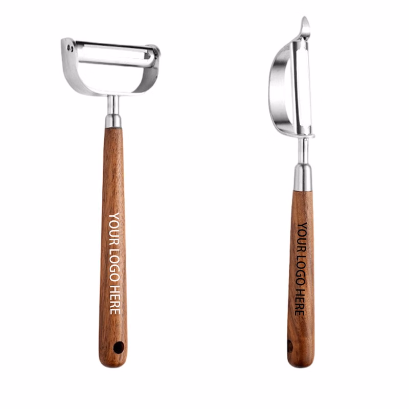Walnut Handle Stainless Steel Vegetable Peeler