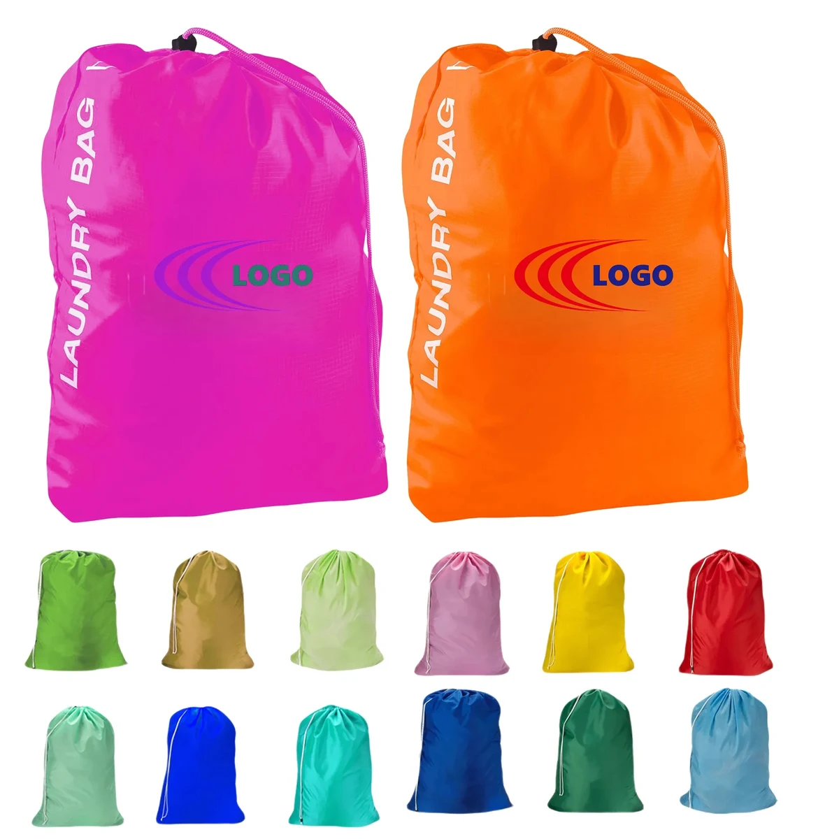 Nylon Laundry Bags With Drawstring MOQ50 1