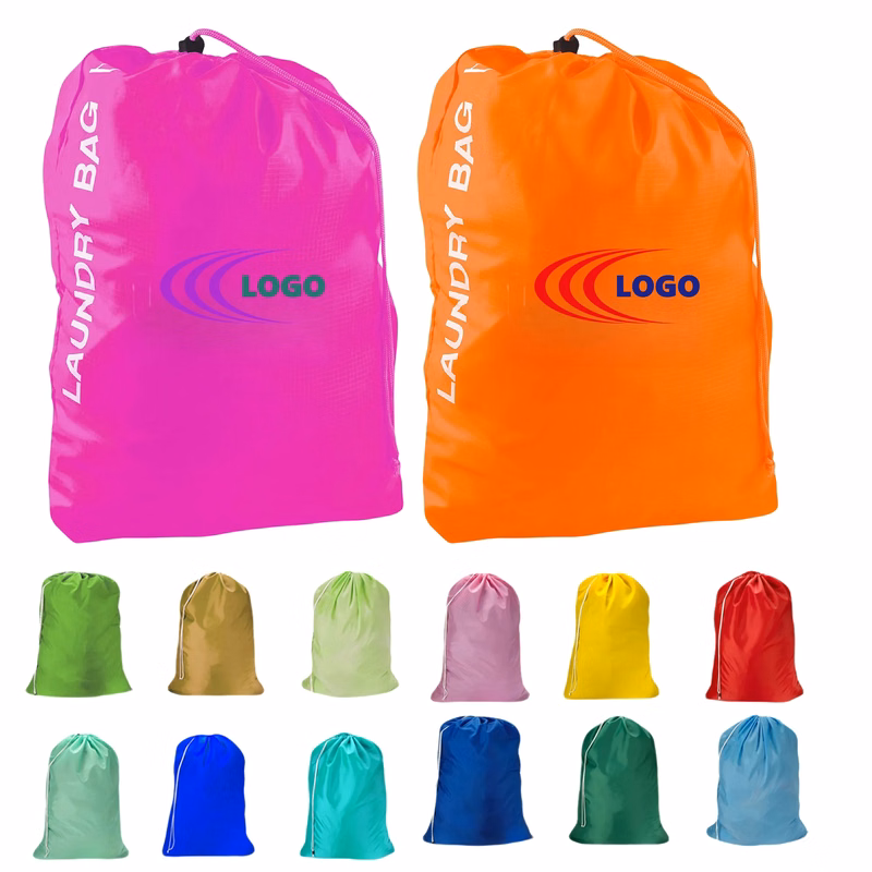 Nylon Laundry Bags With Drawstring MOQ50