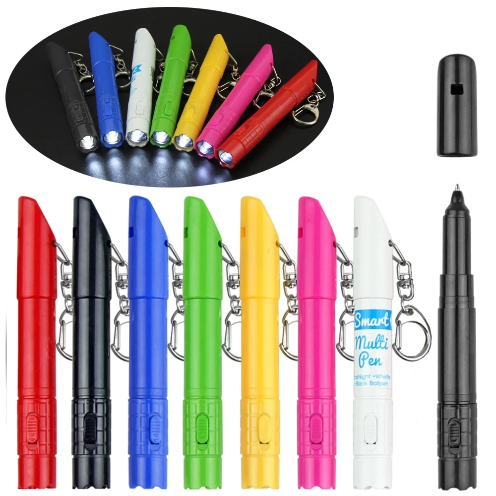 Creative Outdoor Multi-color Security Whistle With LED Flash 1