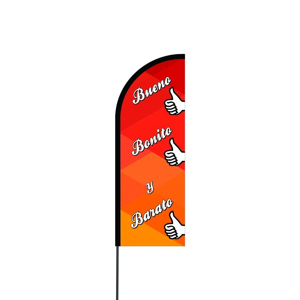 Bueno Bonito Y Barato Flag Kit 11' Feet Feather Flag Sign Outdoor Banner 1