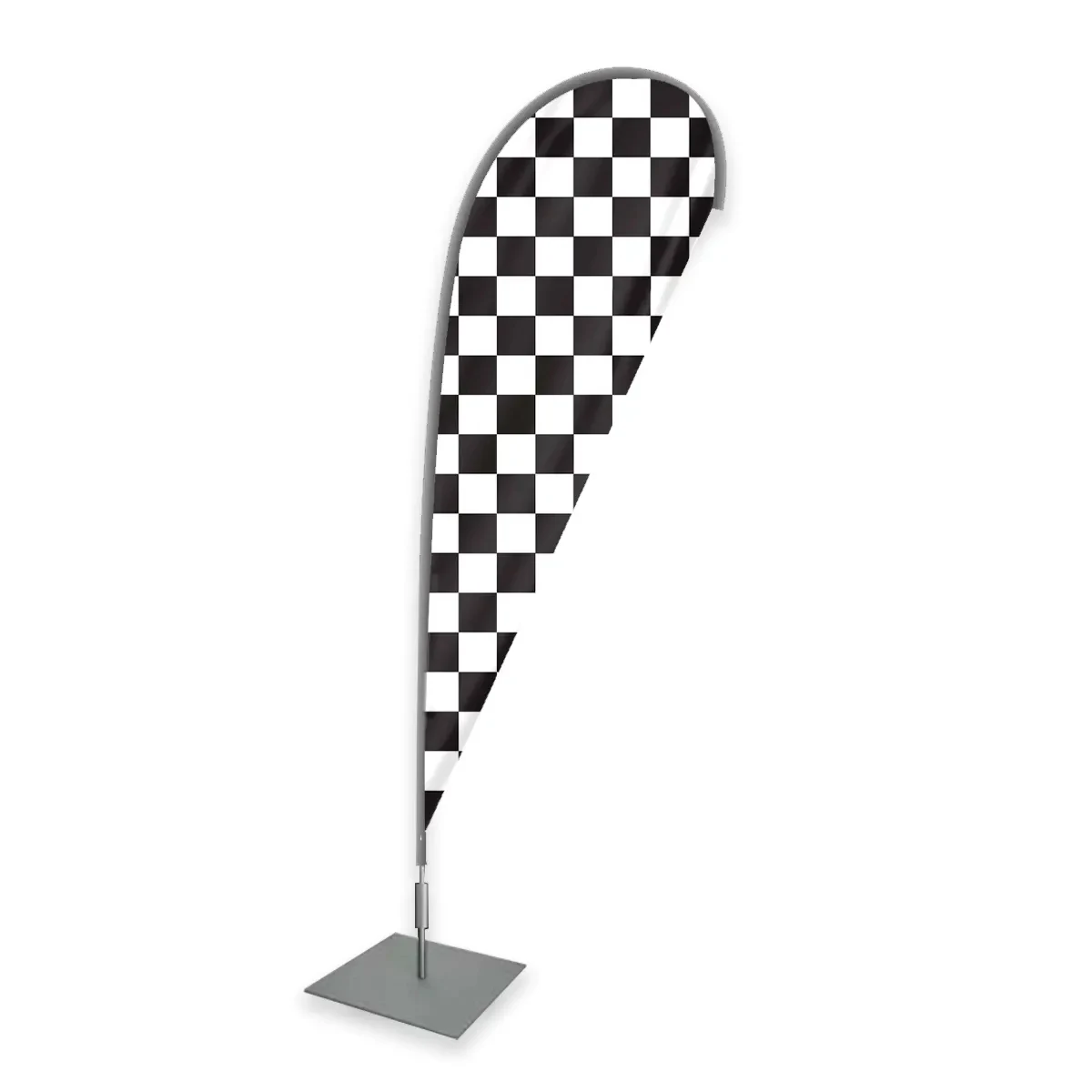 Checkered wPoly Special Flags - Teardrop 1