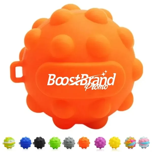 Custom Sensory Stress Ball 2.2 Inch — Tactile Relaxation & Wellness Relief Promo 1