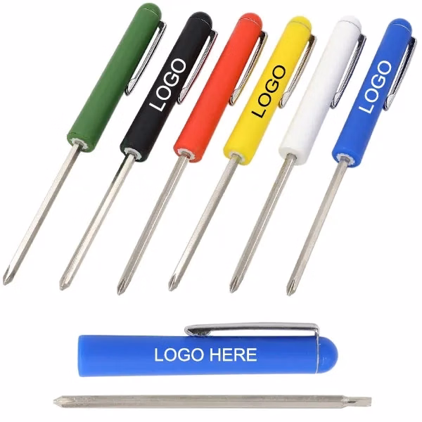 Custom Jumbo Reversible Pocket Screwdriver