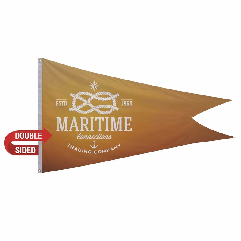 3' x 5' Polyester Burgee Flag Double-Sided
